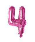 Buy Balloons Pink Number 4 Foil Balloon, 16 Inches sold at Balloon Expert