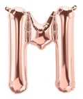 Buy Balloons Rose Gold Letter M Foil Balloon, 34 Inches sold at Balloon Expert