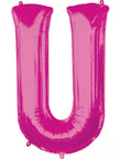 Buy Balloons Pink Letter U Foil Balloon, 36 Inches sold at Balloon Expert