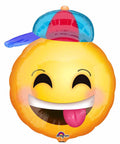 Buy Balloons Emoji With Hat Foil Balloon, 18 Inches sold at Balloon Expert