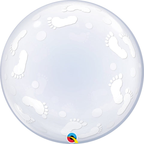 Buy Balloons Baby Footprint Bubble Deco. Balloon sold at Balloon Expert