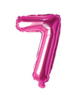 Buy Balloons Pink Number 7 Foil Balloon, 16 Inches sold at Balloon Expert