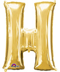 Buy Balloons Gold Letter H Foil Balloon, 32 Inches sold at Balloon Expert