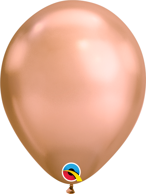 12" Metallic Rosegold Latex Balloon, Helium Inflated from Balloon Expert