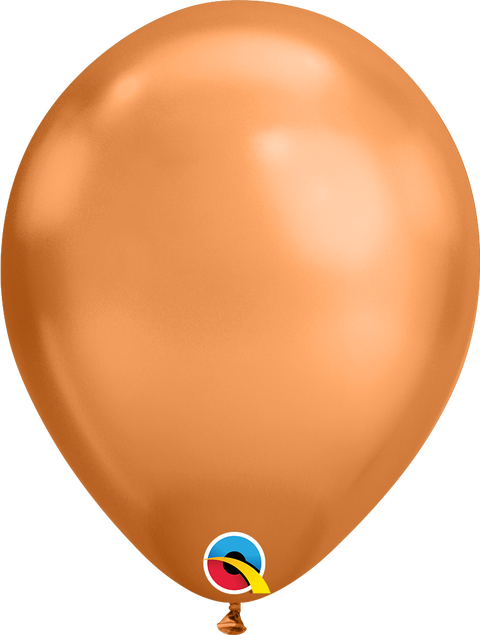 12" Metallic Copper Latex Balloon, Helium Inflated from Balloon Expert