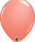 12" Coral Latex Balloon, Helium Inflated from Balloon Expert