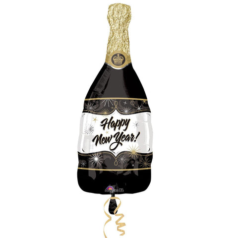 Buy Balloons Champagne New Year Supershape Balloon sold at Balloon Expert