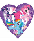 Buy Balloons My Little Pony Heart Foil Balloon, 18 Inches sold at Balloon Expert
