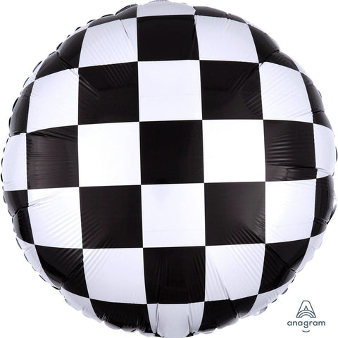 Buy Balloons Checkerboard Foil Balloon, 18 Inches sold at Balloon Expert