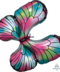 Buy Balloons Pink Iridescent Butterfly Supershape Balloon sold at Balloon Expert