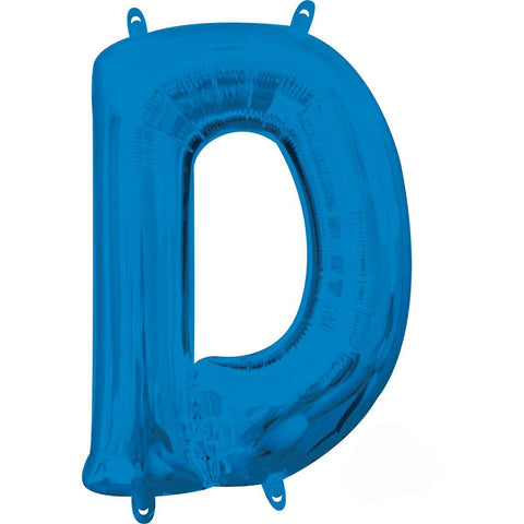 Buy Balloons Blue Letter D Foil Balloon, 36 Inches sold at Balloon Expert