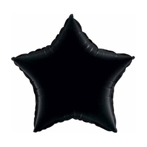 Buy Balloons Black Star Foil Balloon, 18 Inches sold at Balloon Expert