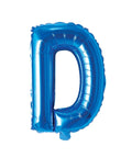 Buy Balloons Blue Letter D Foil Balloon, 16 Inches sold at Balloon Expert