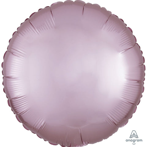 Buy Balloons Pastel Pink Circle Foil Balloon, 18 Inches sold at Balloon Expert