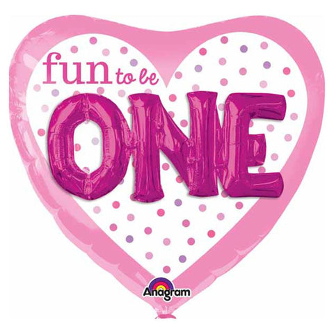 Buy Balloons Fun To Be ONE Girl 3D Foil Balloon, 36 Inches sold at Balloon Expert