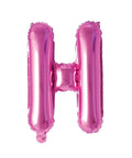 Buy Balloons Pink Letter H Foil Balloon, 16 Inches sold at Balloon Expert