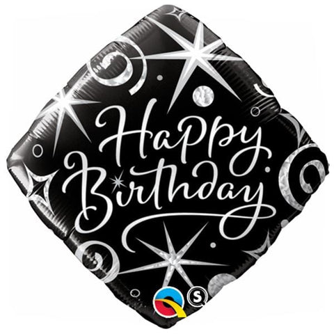 Buy Balloons Elegant Happy Birthday Foil Balloon, 18 Inches sold at Balloon Expert