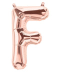 Buy Balloons Rose Gold Letter F Foil Balloon, 34 Inches sold at Balloon Expert