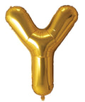 Buy Balloons Gold Letter Y Foil Balloon, 34 Inches sold at Balloon Expert