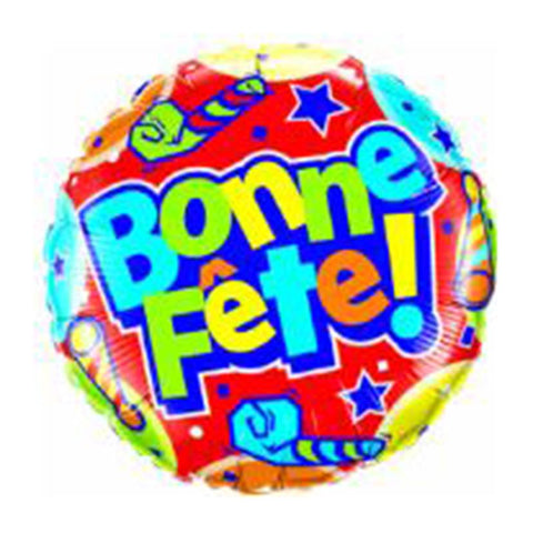 Buy Balloons Bonne Fête Hats Foil Balloon, 18 Inches sold at Balloon Expert