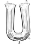 Buy Balloons Silver Letter U Foil Balloon, 16 Inches sold at Balloon Expert