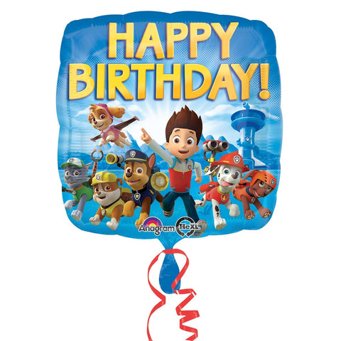 Buy Balloons Happy Birthday Paw Patrol Foil Balloon, 18 Inches sold at Balloon Expert