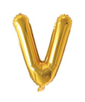 Buy Balloons Gold Letter V Foil Balloon, 16 Inches sold at Balloon Expert