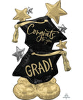 Buy Balloons Congrats To You Grad Airloonz Standing Foil Air-Filled Balloon sold at Balloon Expert