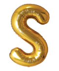 Buy Balloons Gold Letter S Foil Balloon, 34 Inches sold at Balloon Expert