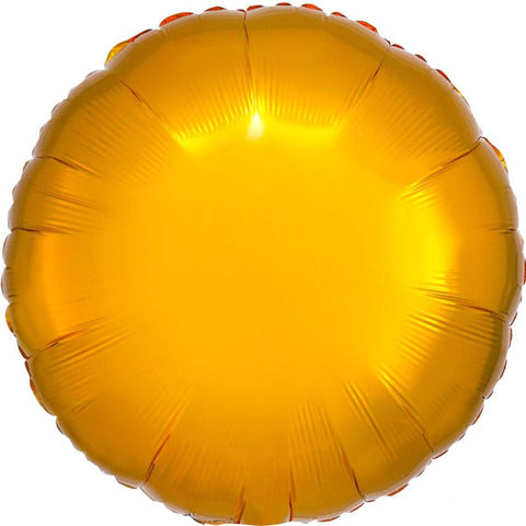 Buy Balloons Gold Round Foil Balloon, 18 Inches sold at Balloon Expert