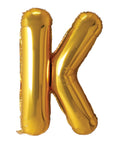 Buy Balloons Gold Letter K Foil Balloon, 34 Inches sold at Balloon Expert