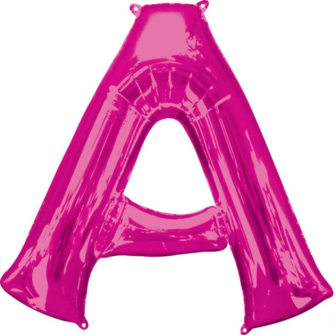 Buy Balloons Pink Letter A Foil Balloon, 36 Inches sold at Balloon Expert