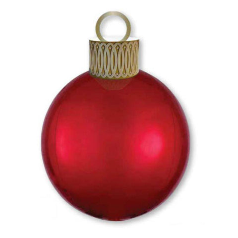 Buy Balloons Red Ornament Orbz Balloon sold at Balloon Expert