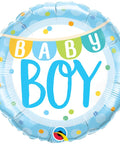 Buy Balloons Baby Boy Foil Balloon, 18 Inches sold at Balloon Expert