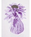 small pastel lavender foil balloon weight to hold balloon bouquets