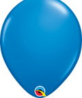 12" Dark Blue Latex Balloon, Helium Inflated from Balloon Expert