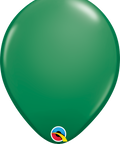 12" Green Latex  Balloon, Helium Inflated from Balloon Expert