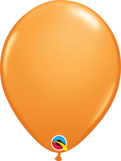 12" Orange Latex Balloon, Helium Inflated from Balloon Expert