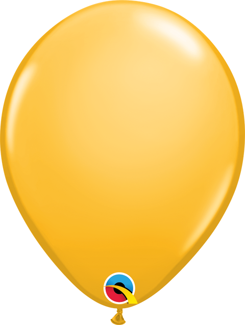 12" Goldenrod Latex Balloon, Helium Inflated from Balloon Expert