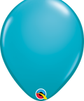 12" Teal BalloonHelium Inflated from Balloon Expert