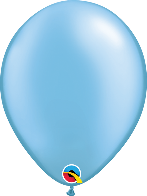 12" Pearl Azure Balloon, Helium Inflated from Balloon Expert