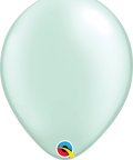 12" Pearl Mint Latex Balloon, Helium Inflated from Balloon Expert