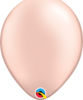 12" Pearl Peach Latex Balloon, Helium Inflated from Balloon Expert