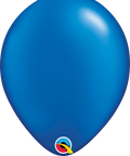 12" Pearl Dark Blue Latex Balloon, Helium Inflated from Balloon Expert