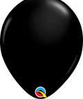 12" Black Latex Balloon, Helium Inflated from Balloon Expert