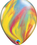 12' Traditional Agate Latex BalloonHelium Inflated from Balloon Expert