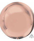 Buy Balloons Rose Gold Orbz Balloon, 16 Inches sold at Balloon Expert