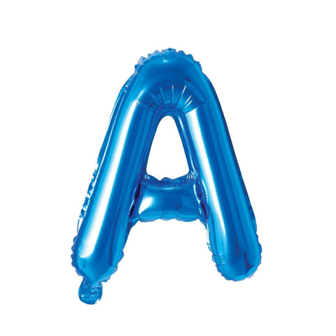 Buy Balloons Blue Letter A Foil Balloon, 16 Inches sold at Balloon Expert