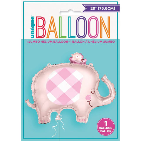 Buy Balloons Pink Floral Elephant Supershape Balloon sold at Balloon Expert