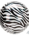 Buy Balloons Zebra Print Orbz Balloon sold at Balloon Expert
